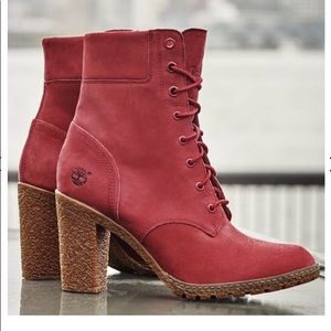 ruby red timberlands womens